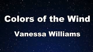 Karaoke♬ Colors of the Wind - Vanessa Williams 【No Guide Melody】 Instrumental