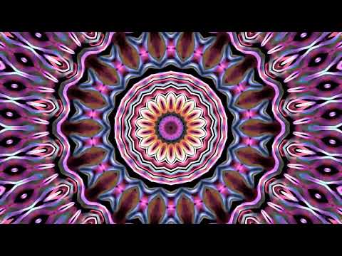 The Splendor Flower Kaleidoscope Seamless 30 Minute Guided Meditation Background Video | Screensaver