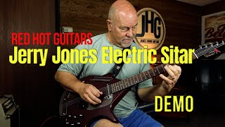 Video thumbnail for Jerry Jones Electric Sitar #0885 RED HOT GUITARS!! by James Hood Guitar