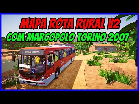 ????Gameplay Mapa Rota Rural V2 | Linha 03 | Proton Bus Simulator | PBSU | Mods | PBS | Jogo de Ônibus