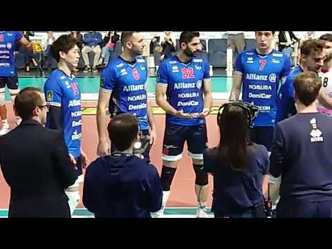 Serie A Volleyball SuperLega 2022/2023 SEMIFINALI PLAY OFF before the game and after