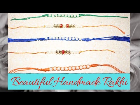 RAKHI MAKING IDEA AT HOME |  HOW TO MAKE BEAUTIFUL RAKHI AT HOME | DIY SILK THREAD RAKHI MAKING IDEA