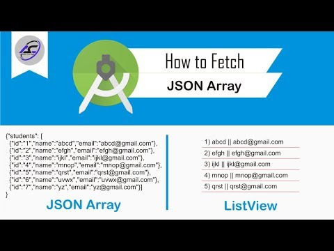 How To Parse Json Array In Android Studio Jsonarray Android Coding