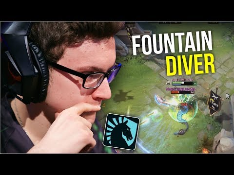 FOUNTAIN DIVER - Miracle Sven 1st Battle After Win TI7 Diving Fountain | Dota 2