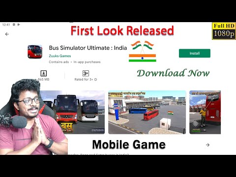 FirstLook Released India Bus Game | Bus Simulator Ultimate India | Android and ios Game