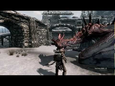 Skyrim:- Odahviing reveals Paarthurnax's secret(HD)
