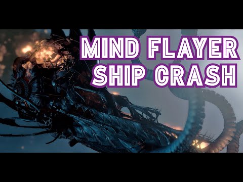 Baldur's Gate 3 - Mind Flayer Ship Crash