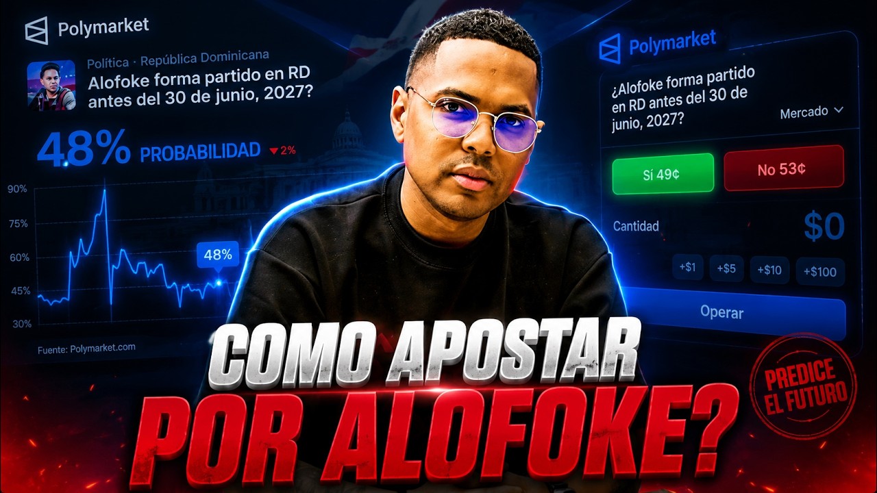 TUTORIAL COMO APOSTAR POR ALOFOKE! (POLYMARKET)
