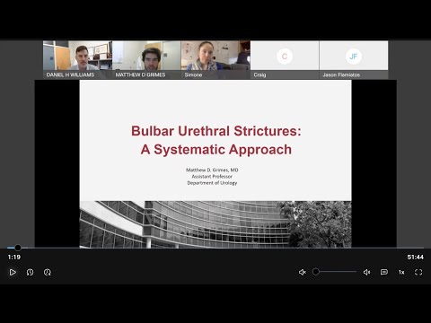 UW Urology Grand Rounds: "Urethral Reconstruction" – 2/16/2022