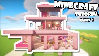 How To Build Barbie's Dream House in Minecraft! | Part 1