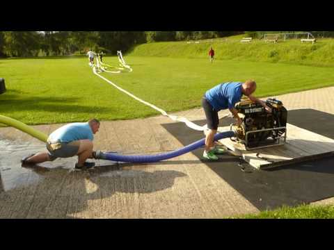 Trénink Štrbice B - 11.8 2016 1. útok (široké hadice)