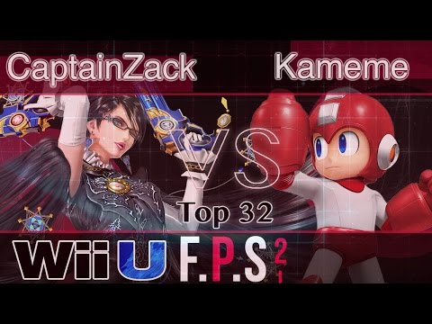 DNG|Kameme (Mega Man) vs. CaptainZack (Bayonetta) - Wii U Top 32 - FPS2