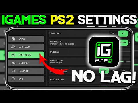 🔥 iGames Ps2 Emulator Best Settings For Android | No Lag Smooth Gameplay Settings For Igames Ps2