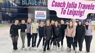 Skating in Leipzig Germany - Coach Julia Travels!