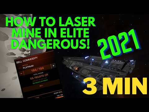 How to mine in 3 minutes or less!  - Elite Dangerous (Including best spot to mine!)