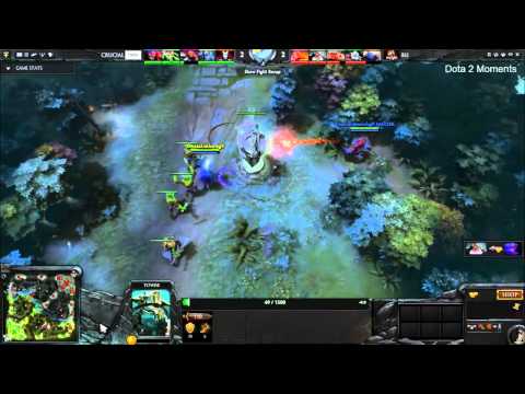 Dota 2: Crucial Team vs Burden United 2015 Moments