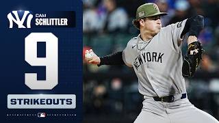 Cam Schlittler strikes out 9 batters across 6 2/3 innings in his Subway Series debut ????‍????