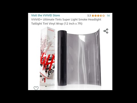 VViViD's Ultimate Super Light Smoke Tint Vinyl on 2022 Model 3 Tailights