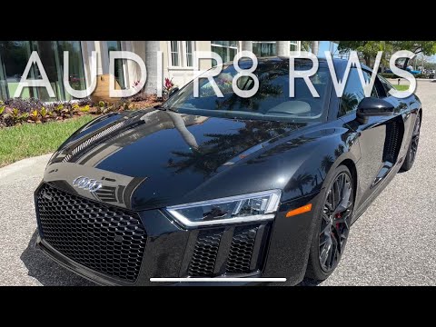 Audi R8 V10 RWS Review,  exhaust and  test drive .
