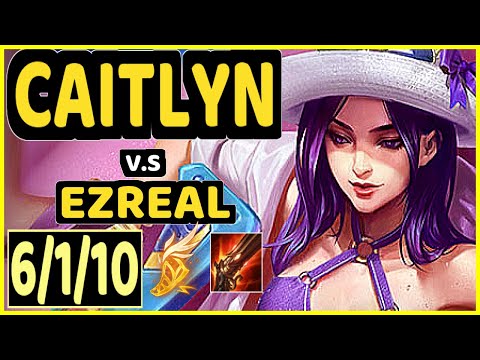 NUCLEAR (CAITLYN) vs EZREAL - 6/1/10 KDA BOTTOM ADC CHALLENGER GAMEPLAY - KR