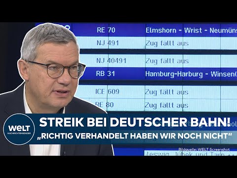 DEUTSCHE BAHN: Ausfälle und Verspätungen! GDL ruft zu Warnstreik in Deutschland auf!