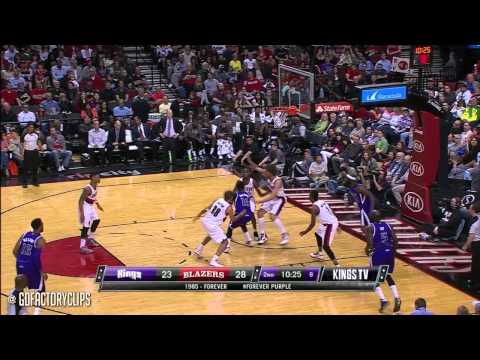 2014.04.09 - Ben McLemore Full Highlights at Trail Blazers - 16 Pts