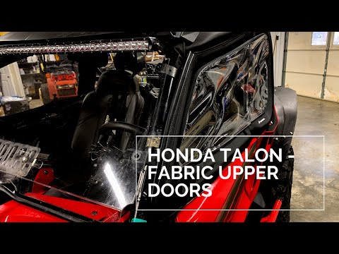 Honda Talon - Fabric Upper Door Enclosure