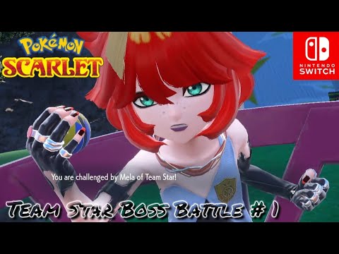 Pokemon Scarlet - Team Star Fire Crew Boss 'Mela' Battle