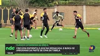 Eduardo Baptista prepara o Criciúma para duelo decisivo contra o Avaí