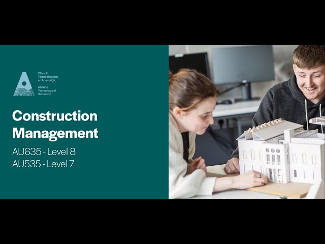 AU635 & AU535 - Construction Management