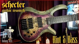 Video thumbnail for 2019 Schecter Riot 5 Bass - Demo / Review by Rodney McG