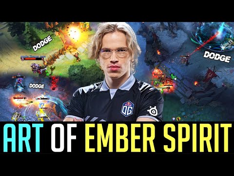 Satisfying EMBER SPIRIT Gameplay by TOPSON - UNLIMITED DODGES DOTA 2