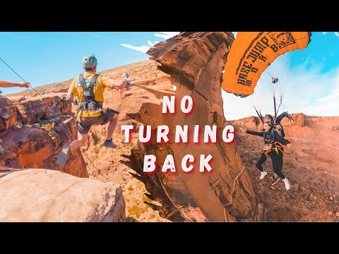 Massive Rope Swing & Tandem BASE Jump in Moab Utah!