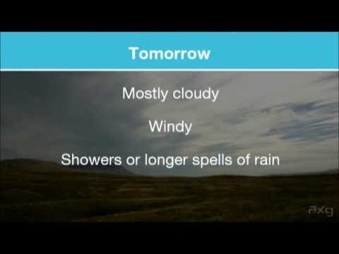 BBC Look North handover to the national weather 4 February 2014