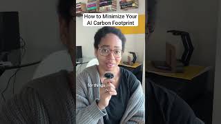 how I (try to) decrease my AI carbon footprint #ai #climate