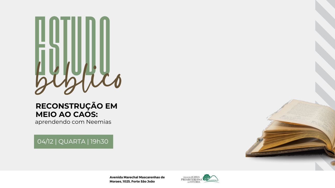 RECONSTRUÇÃO EM MEIO AO CAOS I "COMO LIDAR COM OS ADVERSÁRIOS" - Rev. Jailto Lima