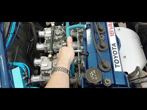 First start Toyota 4A-F engine on Solex ADDHE carbs