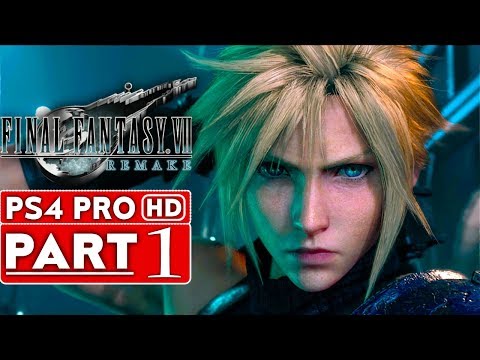 FINAL FANTASY 7 REMAKE Gameplay Walkthrough Part 1 CHAPTER 1 [PS4 PRO] FULL DEMO - No Commentary