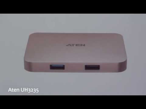 Aten | USB-C 4K Ultra Mini dokas su maitinimo perėjimu | USB 3.0 (3.1 Gen 1) Type-C jungtys kiekis 1 | USB 3.0 (3.1 Gen 1) jungtys kiekis 1 | USB 2.0 jungtys kiekis 1 | HDMI jungtys kiekis 1 video