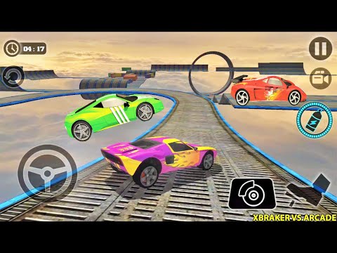 Impossible Car Tracks 3D: Green, Red & Pink Cars Levels 11,12 & 13 Completed - Android Gameplay
