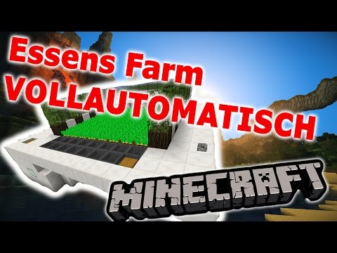 VOLLAUTOMATISCHE ESSENS FARM (fast) l Redstone Tutorial #1 l Zitrrox_LP Deutsch