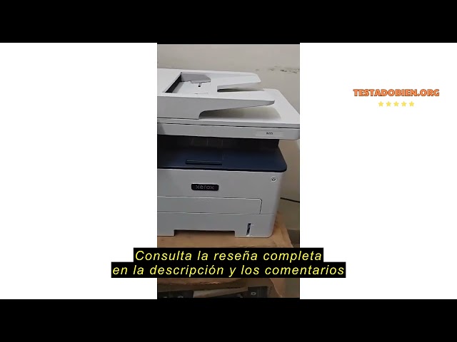 Vídeo relacionado con Xerox B225dni A4 34ppm Blanco y Negro (Mono) Impresora Multifunción Láser Inalámbrica con impresión Dúplex a dos Caras - Copiar/Imprimir/Escanear