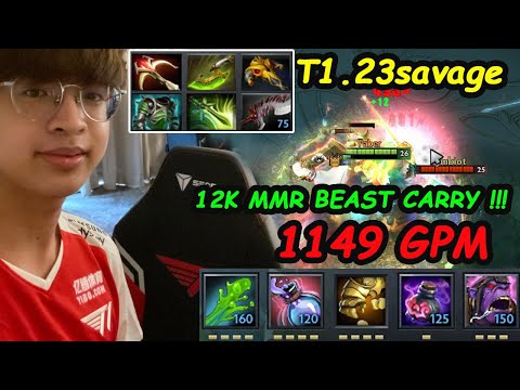 23savage Alchemist 9 MIN BATTLE FURY BUILD 12K MMR BEAST CARRY Dota 2 pro gameplay