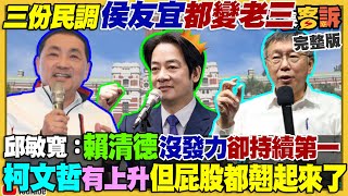 兩份新民調：侯友宜確定老三！未來恐被罷免