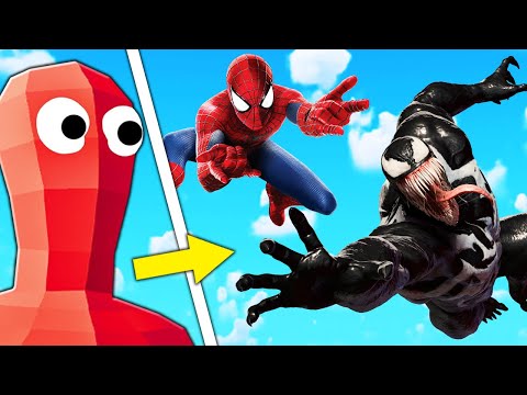 I UPGRADE This Wobbler Into SPIDERMAN and VENOM in TABS!