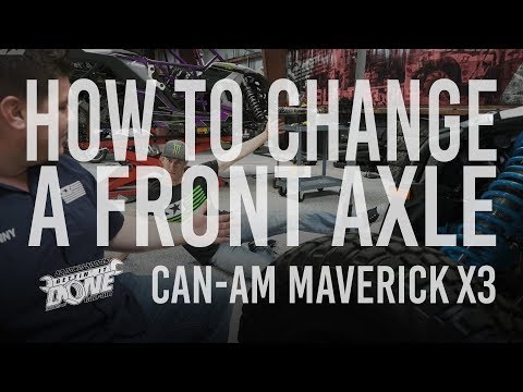 How to change a Front Axle on your Can-Am Maverick X3 | Gettin’ It Done