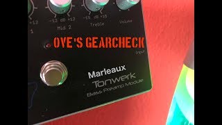 Video thumbnail for Ove‘s GearCheck | Marleaux Tonwerk Preamp Pedal by Ove Bosch
