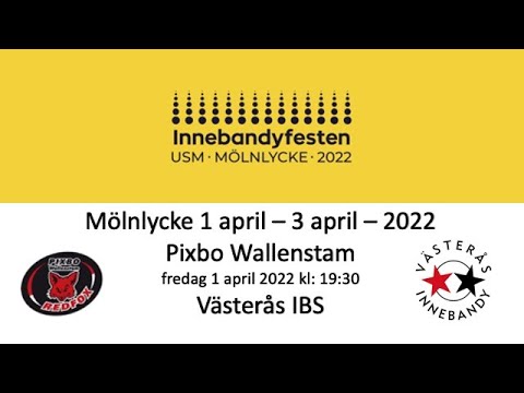Innebandyfesten 2022 USM P16 Gruppspel - Pixbo Wallenstam - Västerås IBS 20220401