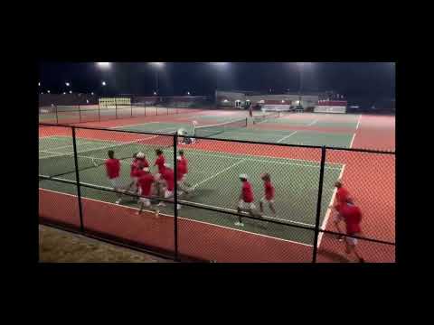 Seth wins tie breaker match senior year Center Grove!