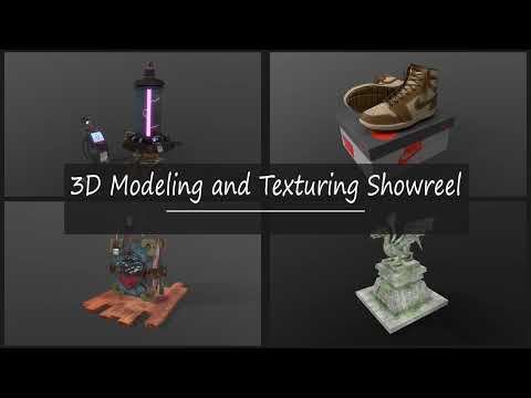 3D Modeling and Texturing Showreel